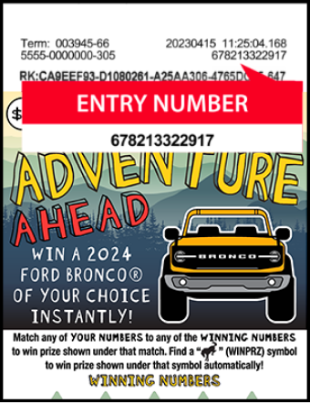 entry number instructions