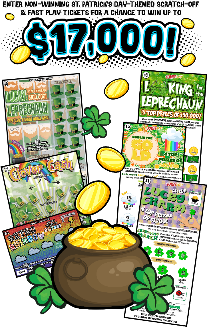 PA Lottery S Four Leaf Luck 2024 Second Chance Promotion   Hero Mobile Img 